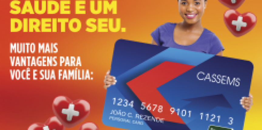 Cassems e Personal Card lançam Cartão Convênio Cassems